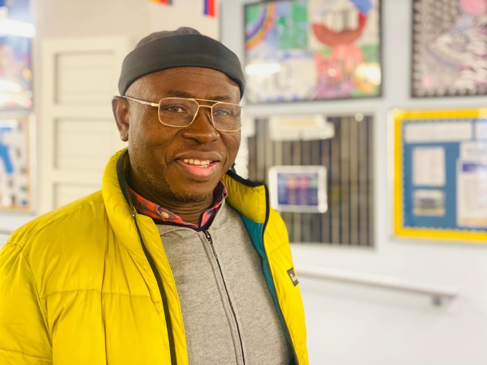 A smiling LEC Education parent at the centre