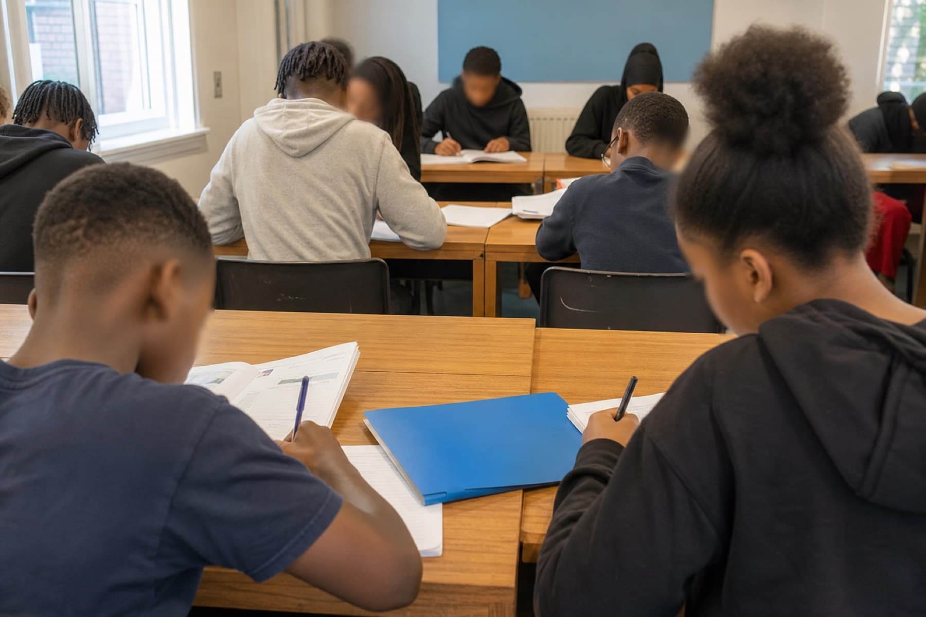 Students learning at LEC Education